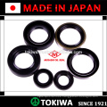 Musashi oil seal made of teflon with superior performance and suitable for various uses. Made in Japan